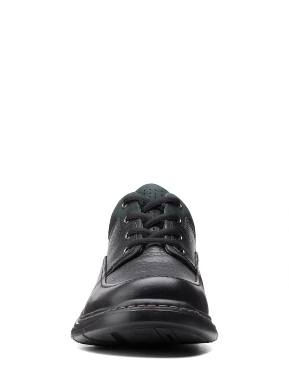 Mens Clarks Brawleylace Oxfords in Black Leather. 26151336 - Picture 3 of 6